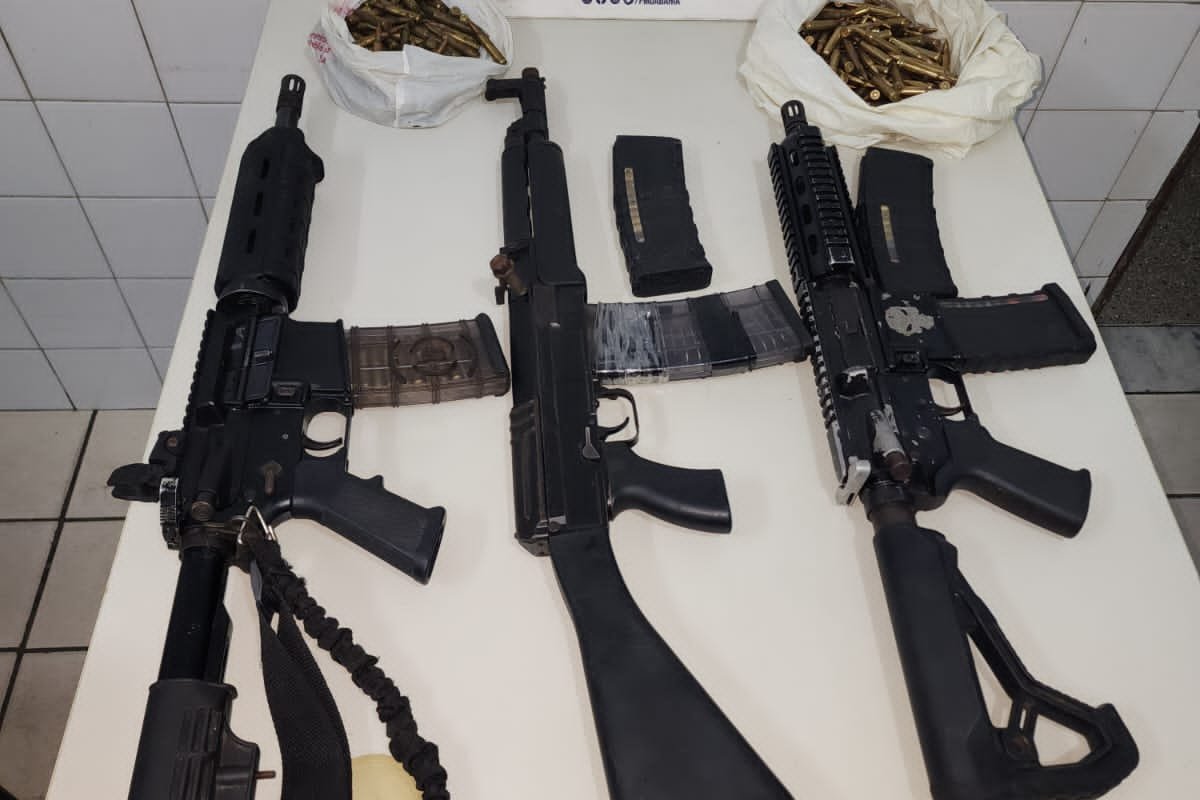 Três fuzis são localizados no Subúrbio Ferroviário de Salvador