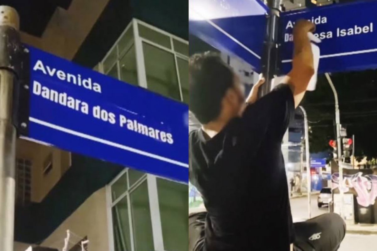 Vídeo: Dupla muda o nome da Av. Princesa Isabel, em Salvador, para Dandara dos Palmares