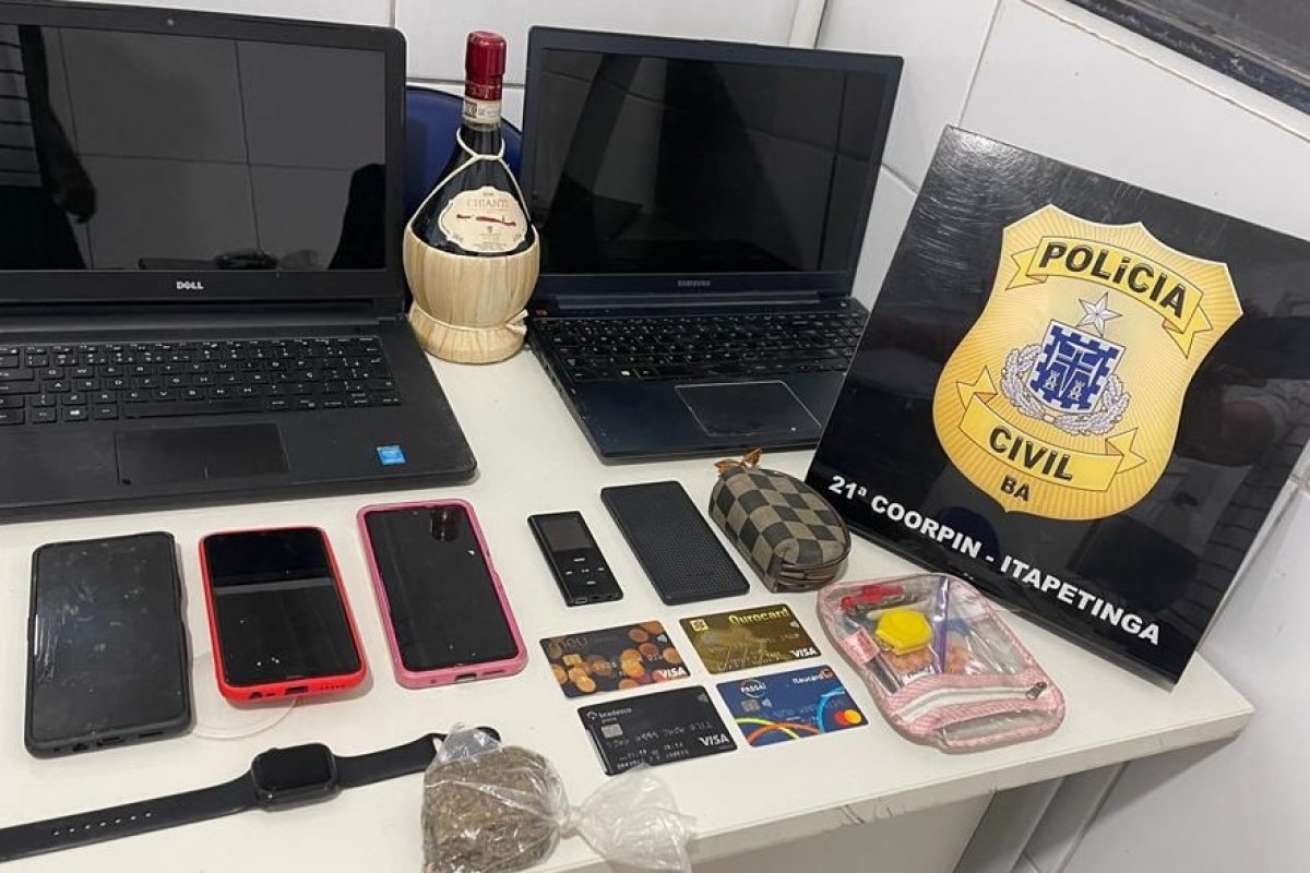 Três homens suspeitos de envolvimento em furto são presos menos de 24 horas após o crime