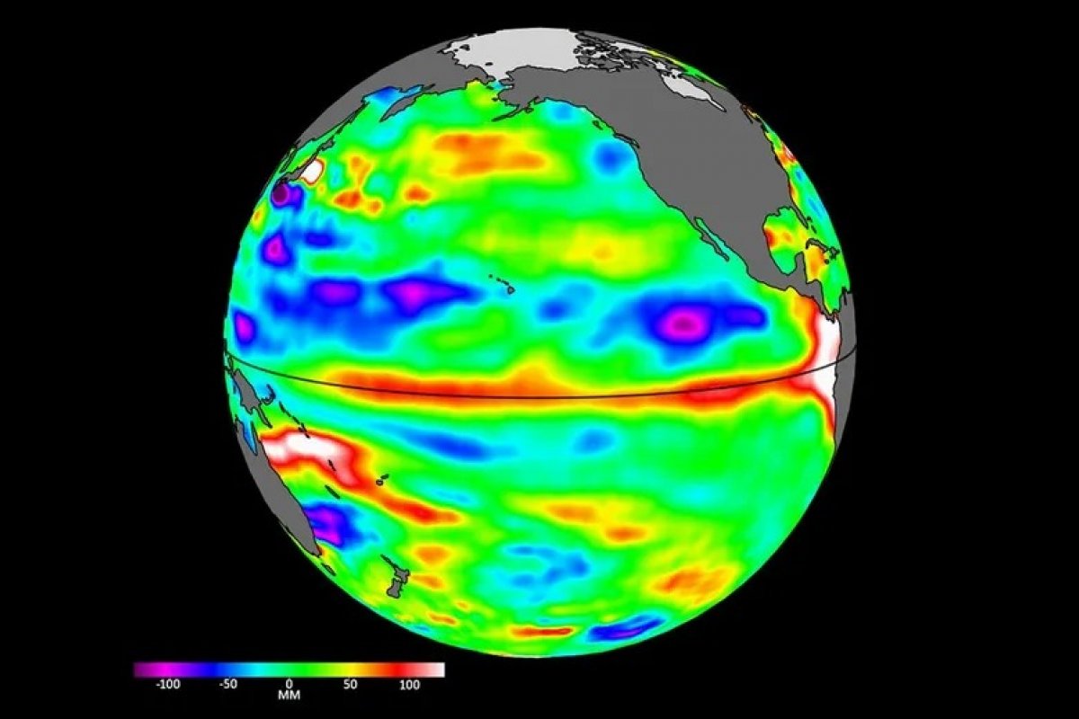 Nasa identifica primeiros sinais da formação do El Niño no Oceano Pacífico