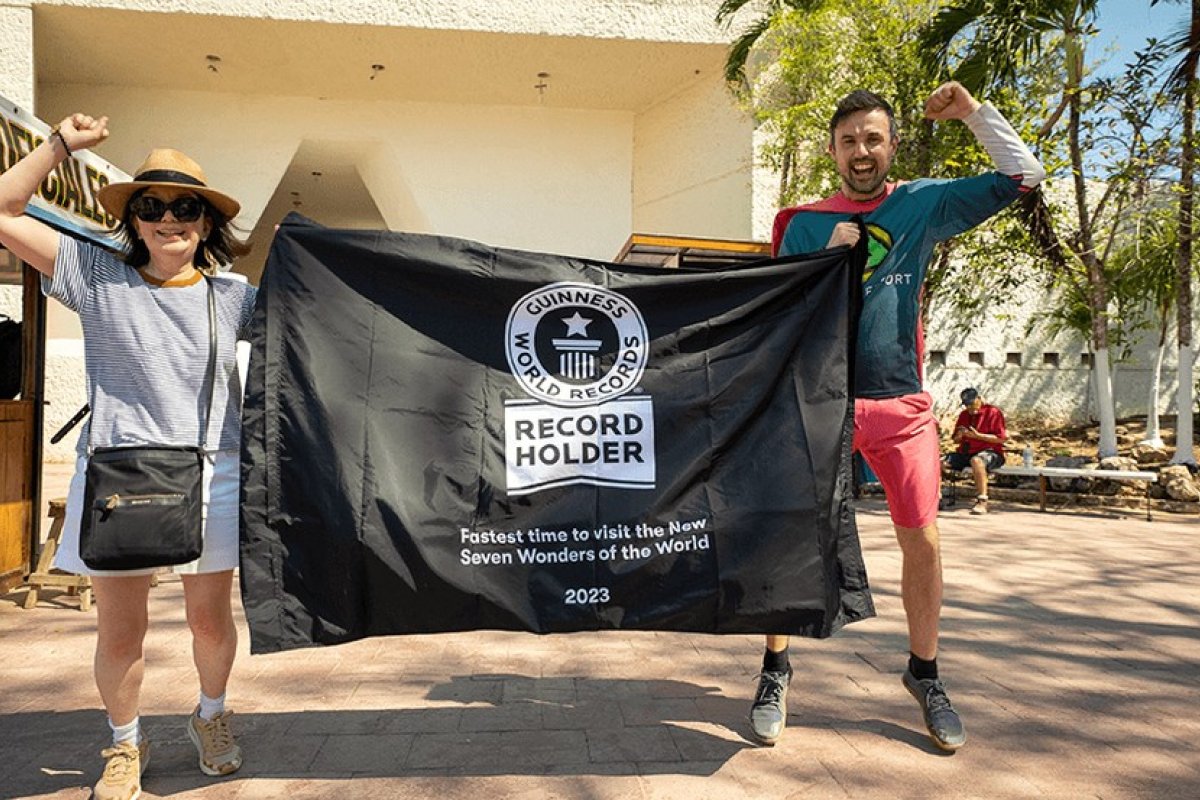 Aventureiro bate recorde ao visitar 7 Maravilhas em menos de uma semana