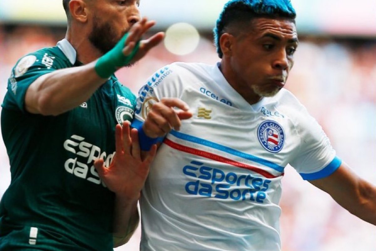 Bahia joga mal, ouve vaias e só empata com Goiás na Fonte Nova