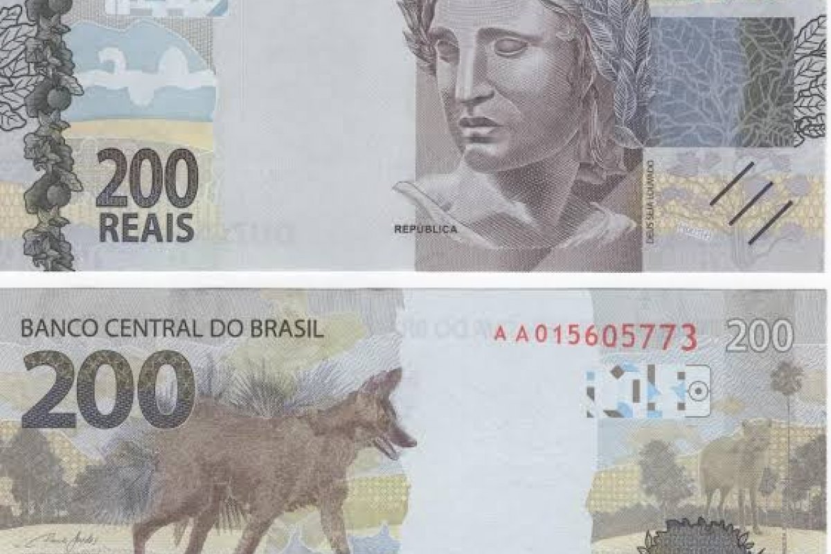 Baixa circulação: Apenas 28% das cédulas de R$ 200 estão em circulação no Brasil, apesar de falsificações
