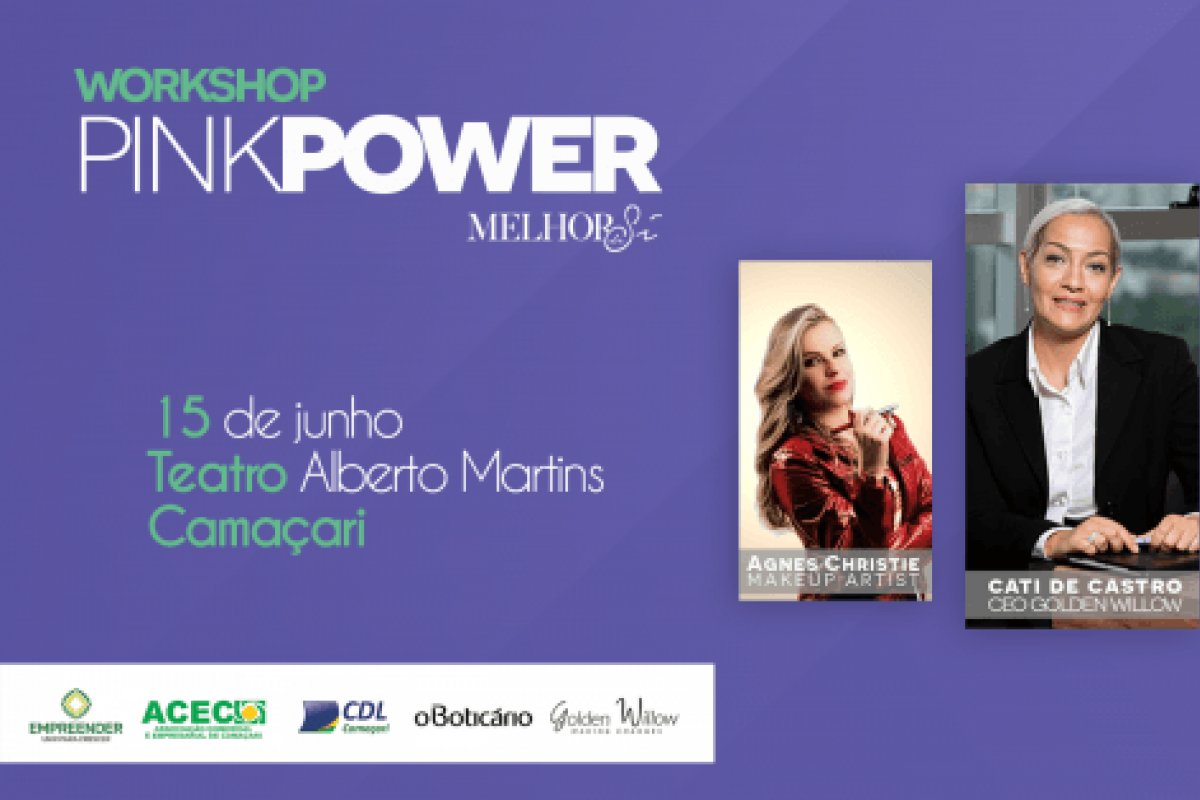 Camaçari receberá a primeira edição nacional do Workshop Pink Power
