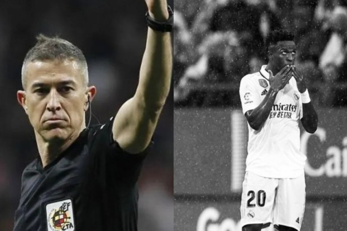 Federação Espanhola decide demitir VAR que expulsou Vini Jr em Valencia x Real Madrid