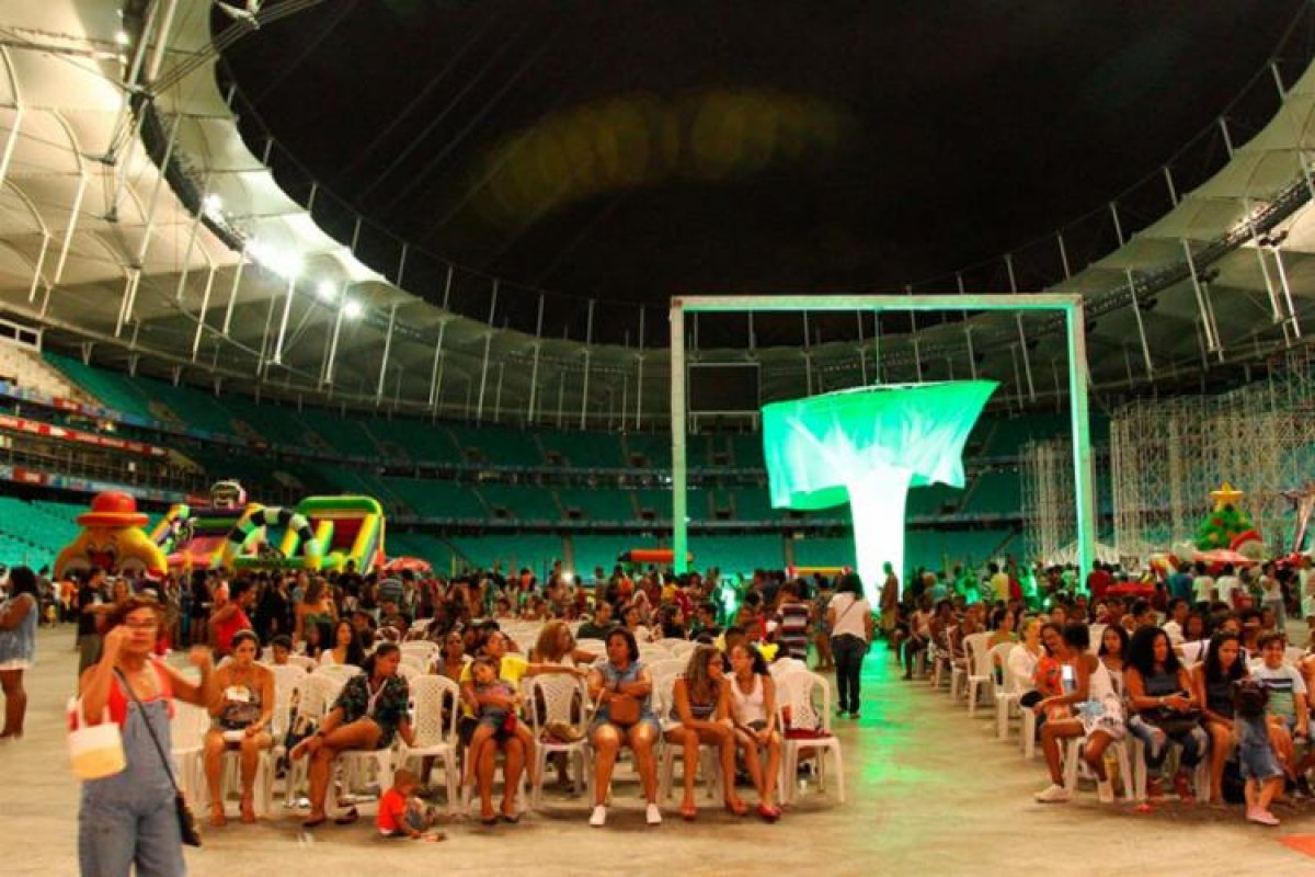 Arena Fonte Nova promove festa natalina beneficente pelo terceiro ano