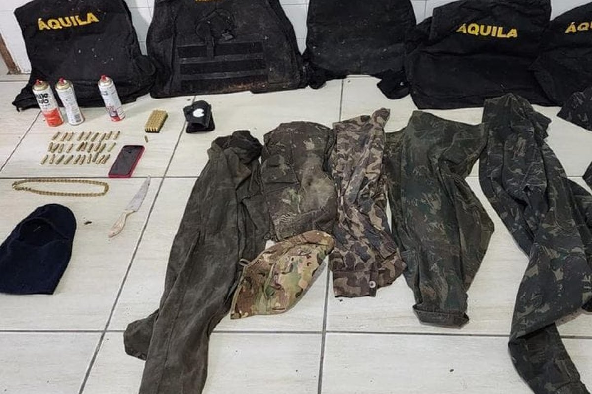 PM apreende materiais utilizados por traficantes em Simões Filho