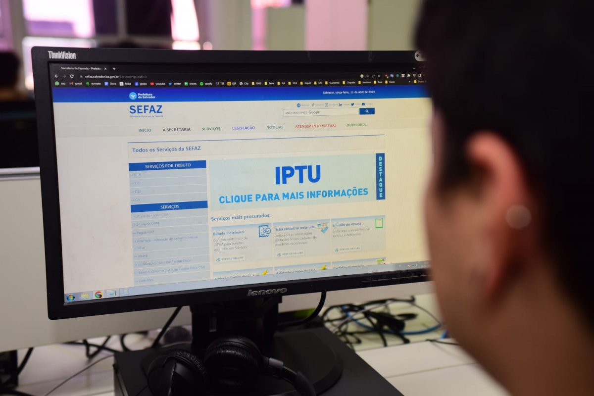 Sefaz Salvador amplia para 86% número de serviços oferecidos on-line