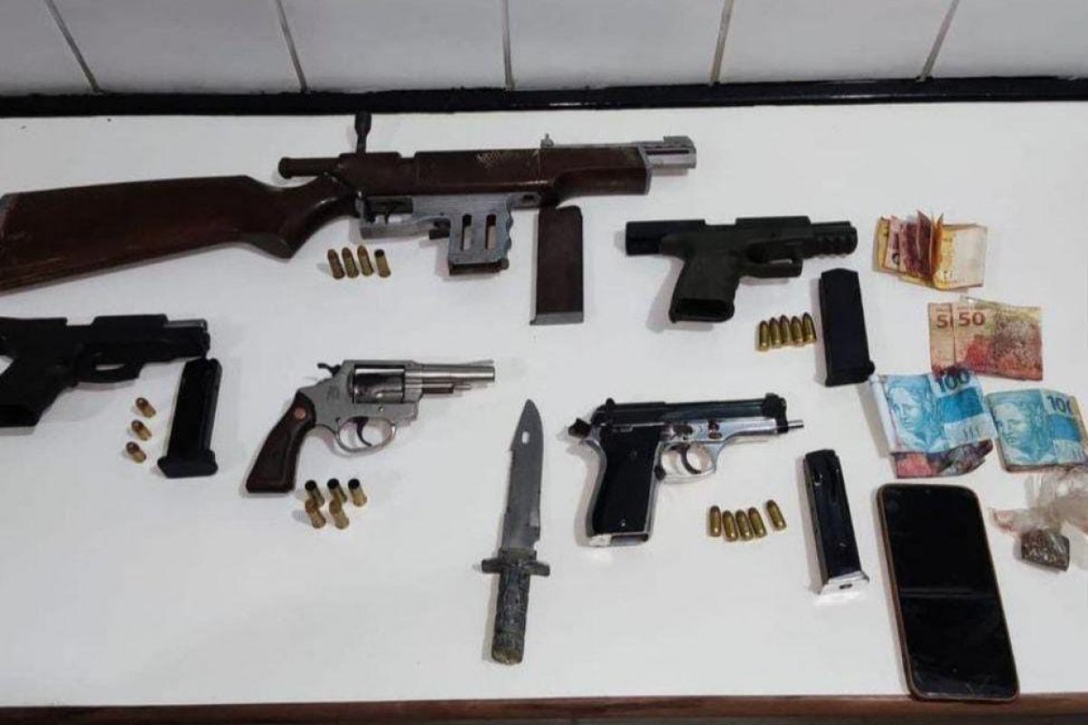 Ação policial apreende armas na região Sudoeste da Bahia