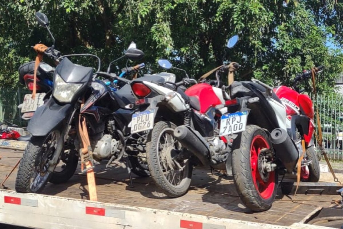 Operação policial prende homem e apreende motocicletas adulteradas em Valéria