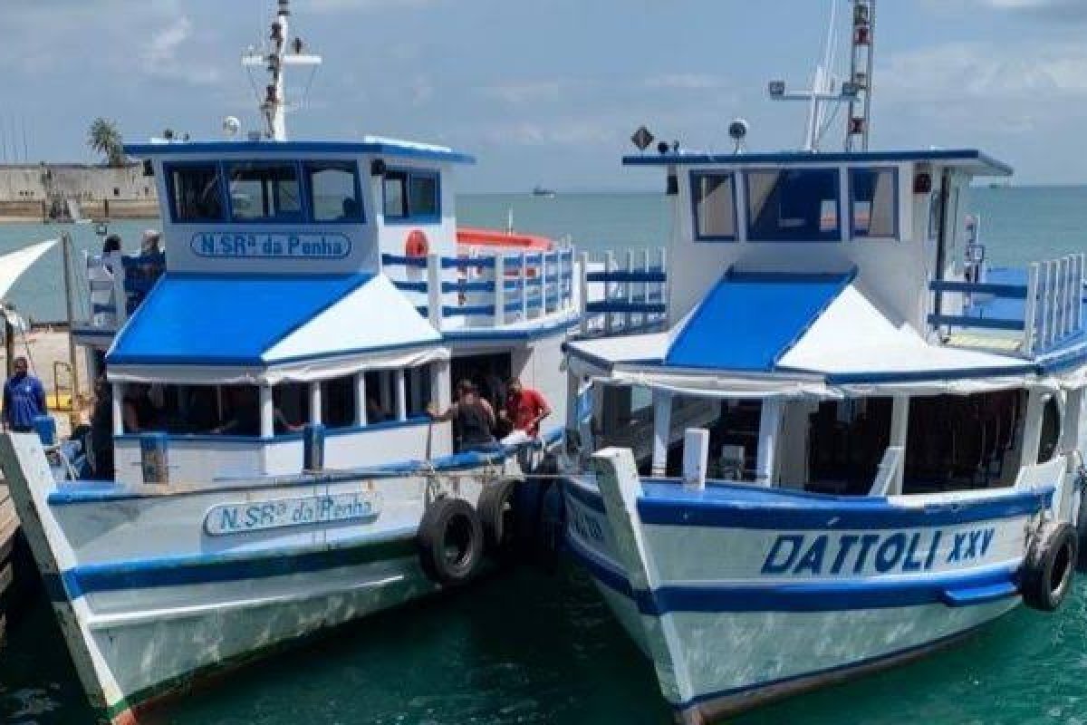 Travessia Salvador-Mar Grande segue suspensa no feriado de Corpus Christi devido ao mau tempo