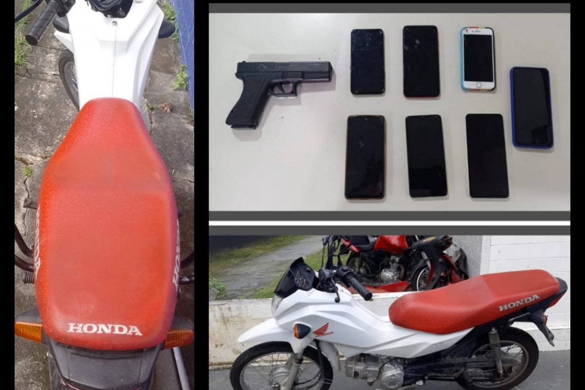 Três suspeitos de assaltos são presos em Camaçari