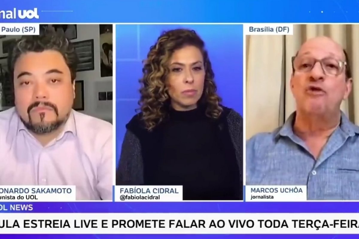 Vídeo: Marcos Uchôa é desmentido ao vivo sobre números de live de Lula