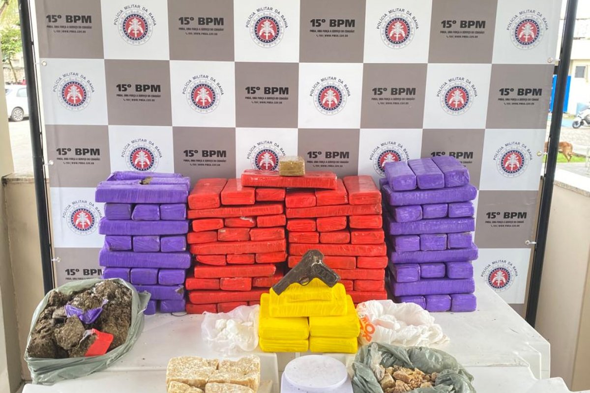 Em cinco meses, polícia apreende mais de 850 kg de drogas em Itabuna