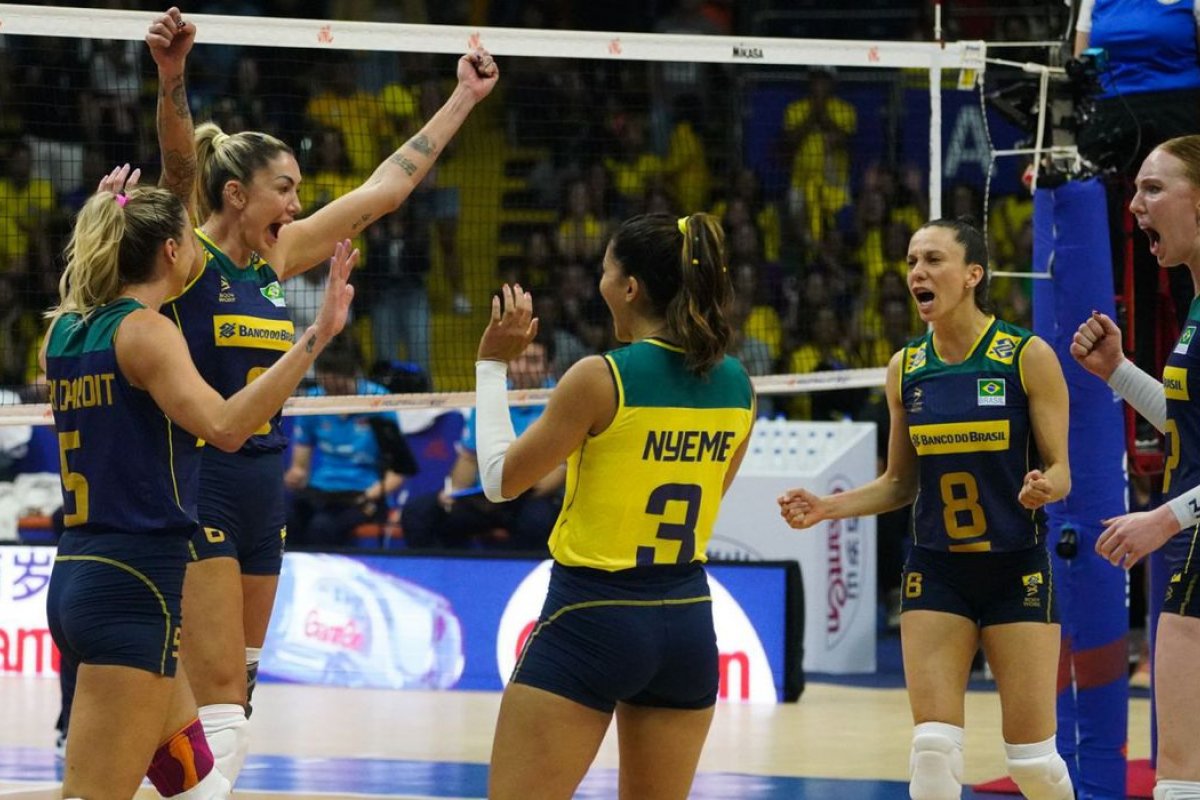 Liga das Nações: Brasil derrota bicampeã mundial Sérvia