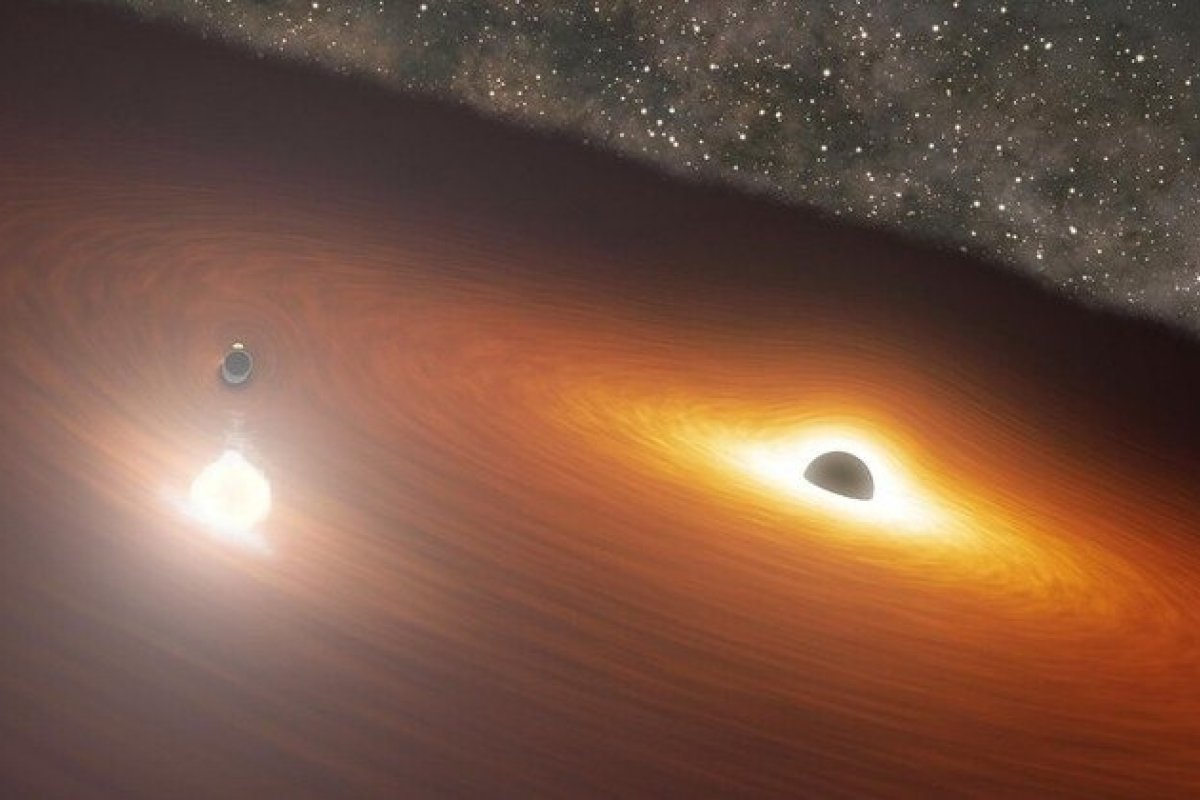 Galáxia emite explosões mais brilhantes do que trilhões de sóis e abriga dois buracos negros