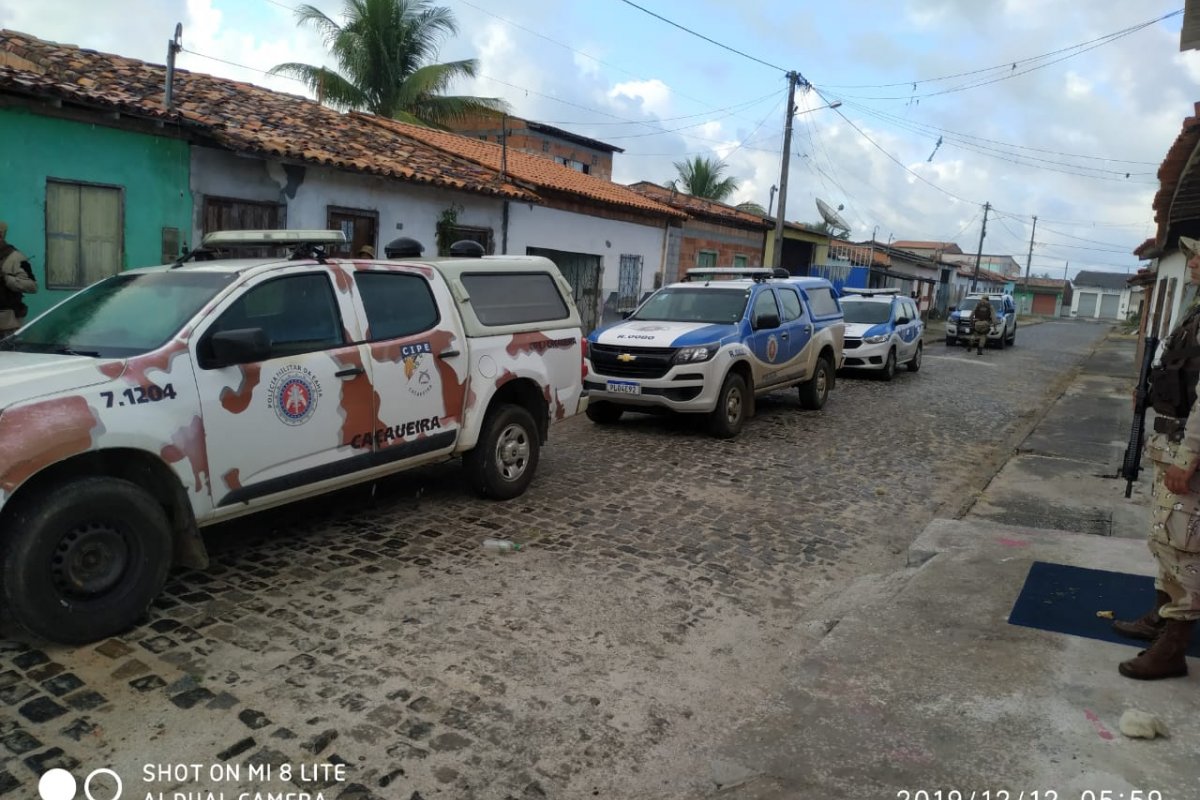 Oito pessoas são presas e uma morta durante Operação Lázaro na Bahia