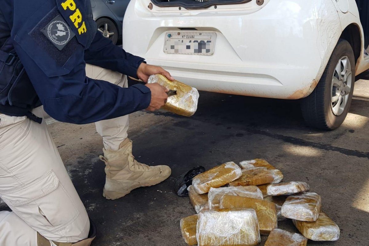 Família é presa com 15kg de crack na BR 116