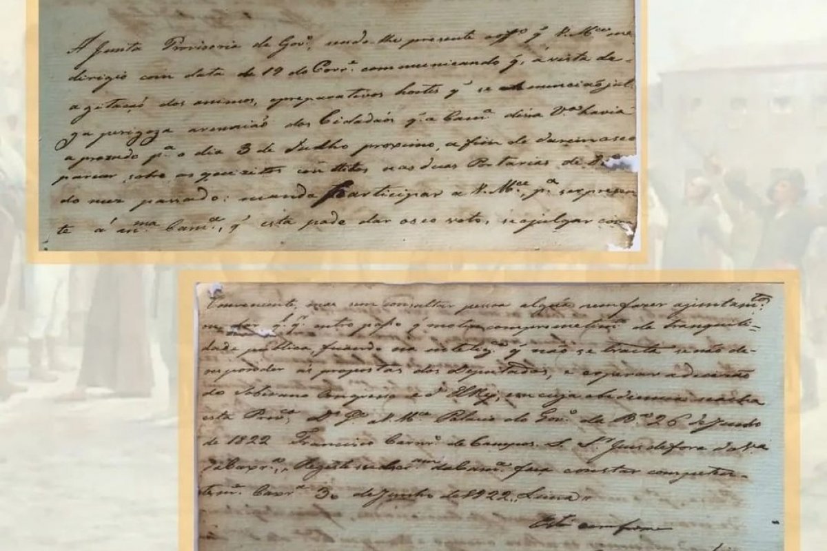 Cachoeira recupera documentos históricos da luta pela Independência do Brasil