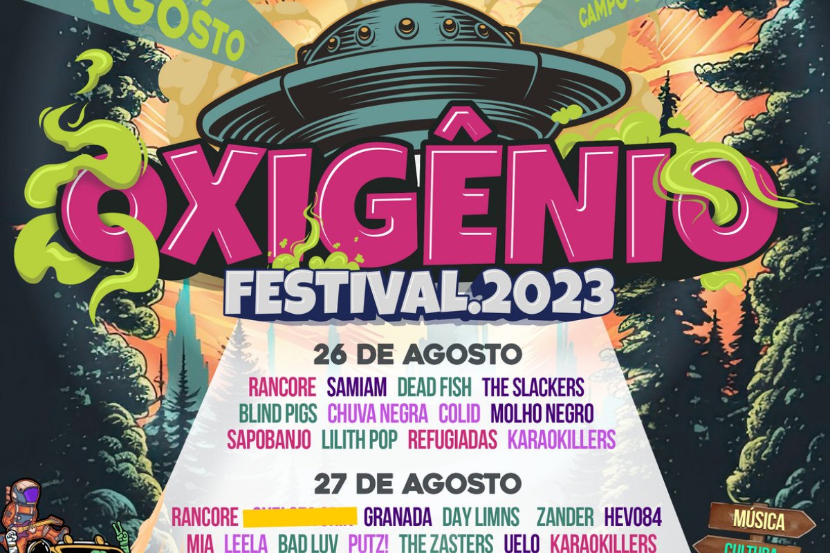 Edição 2023 do Oxigênio Festival vai acontecer em agosto no Aeroclube Campo de Marte