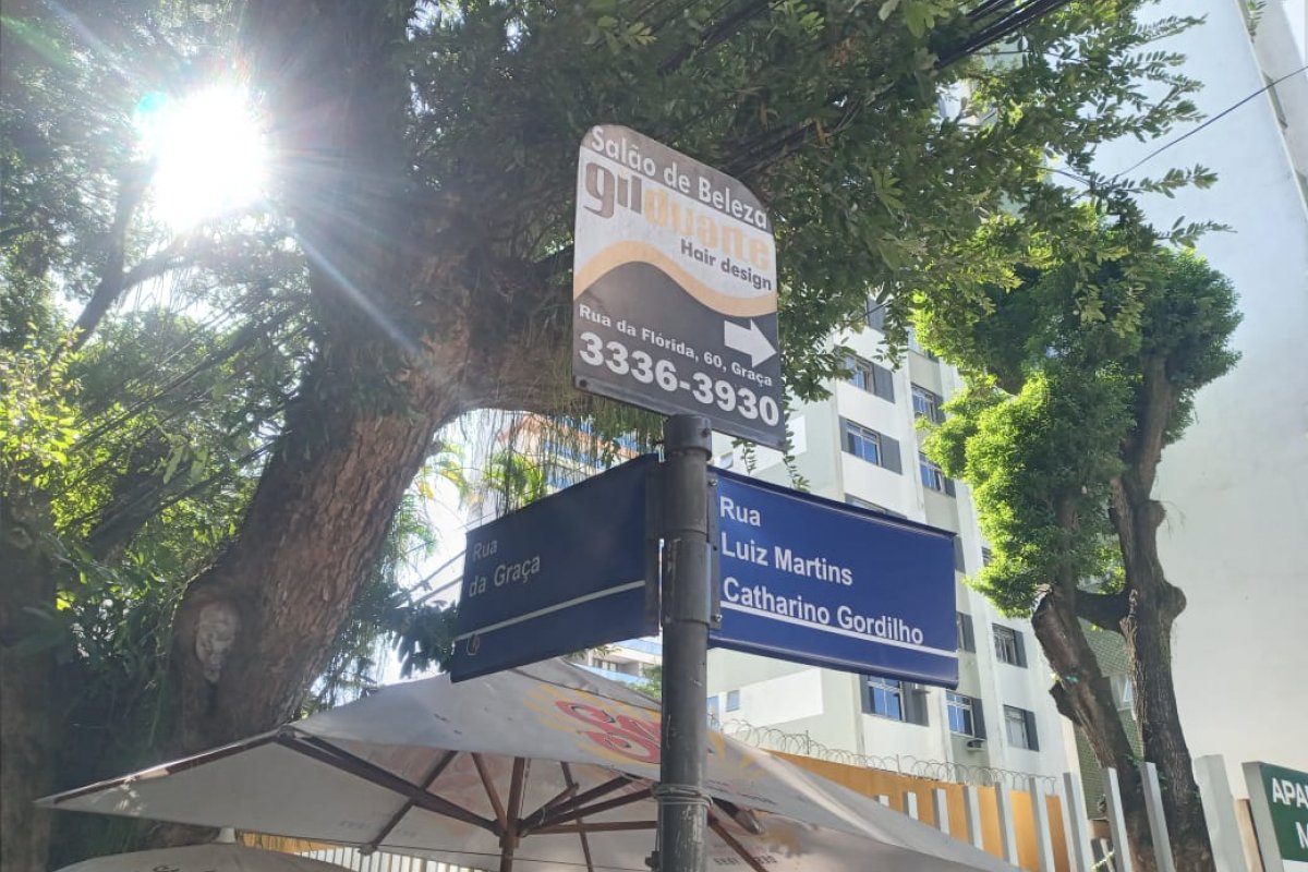 Prefeitura de Salvador anuncia mudança no nome da Rua Flórida, na Graça