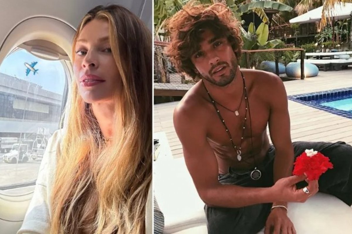 Grazi Massafera comemora aniversário com modelo na Bahia!