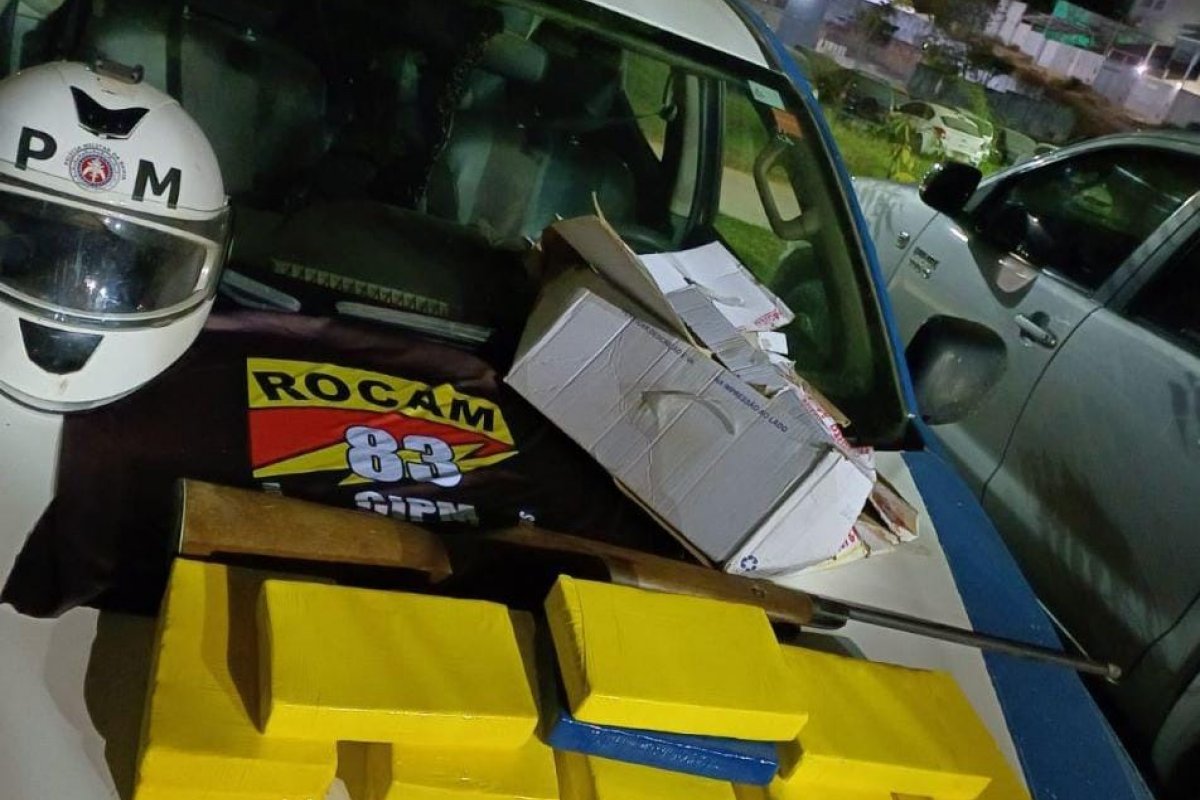 PM apreende 14 kg de cocaína no oeste da Bahia