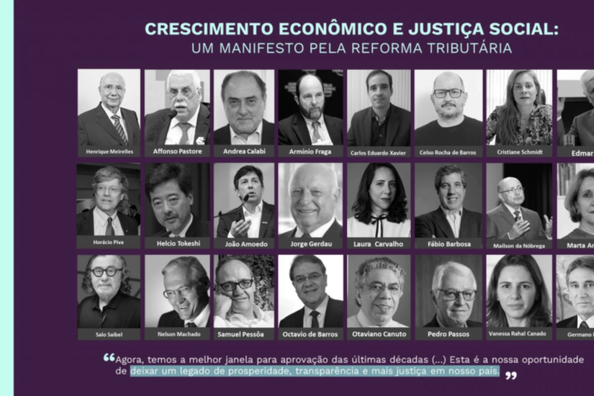 Grupo com mais de 70 economistas e empresários manifestam apoio à reforma tributária