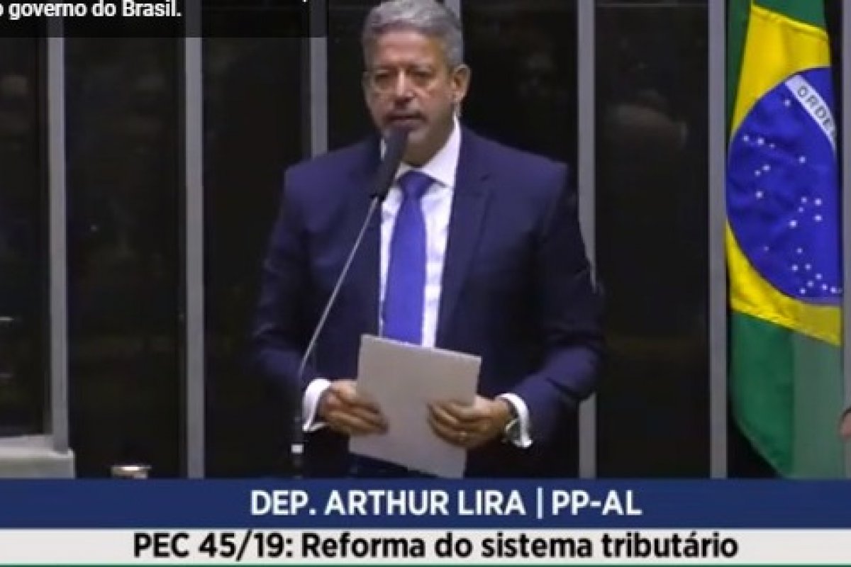 Da tribuna, Lira defende Reforma Tributária: 'não é joguete político'