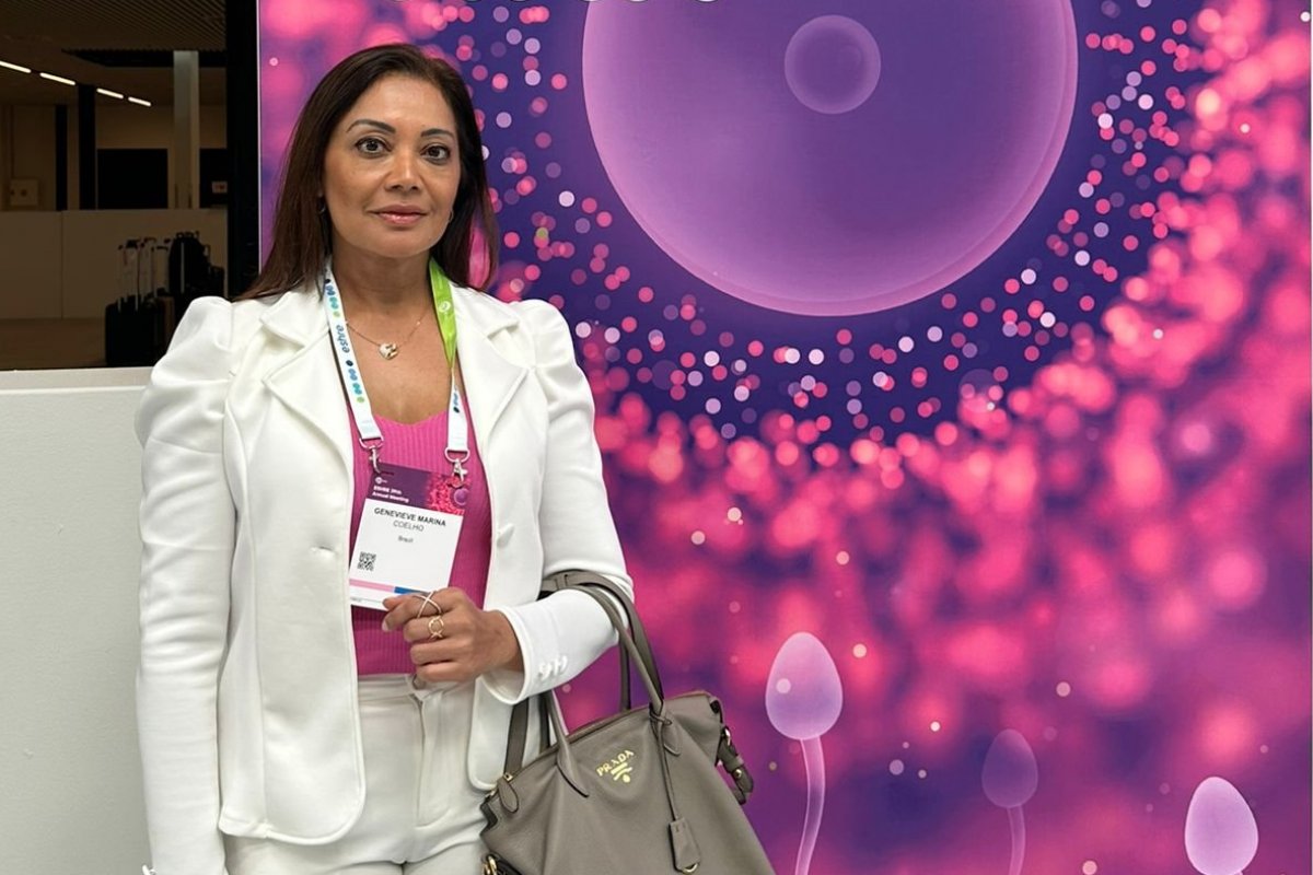 Médica baiana esteve no Congresso da Sociedade Europeia de Reprodução Humana e Embriologia na Dinamarca!