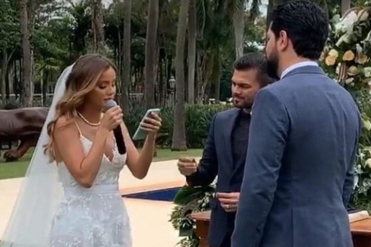 Sorocaba se casa com Biah Rodrigues em São Paulo