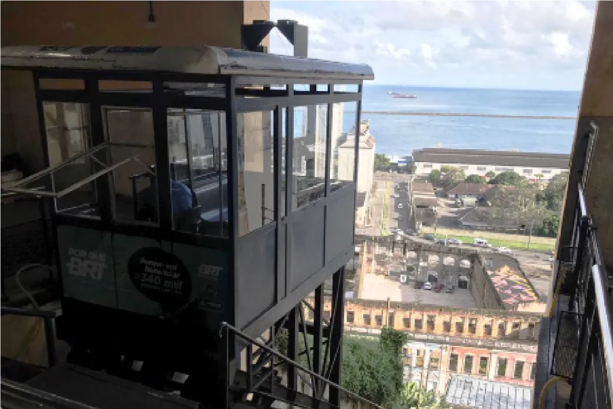Manutenção programada suspende operação do Plano Inclinado Pilar em Salvador
