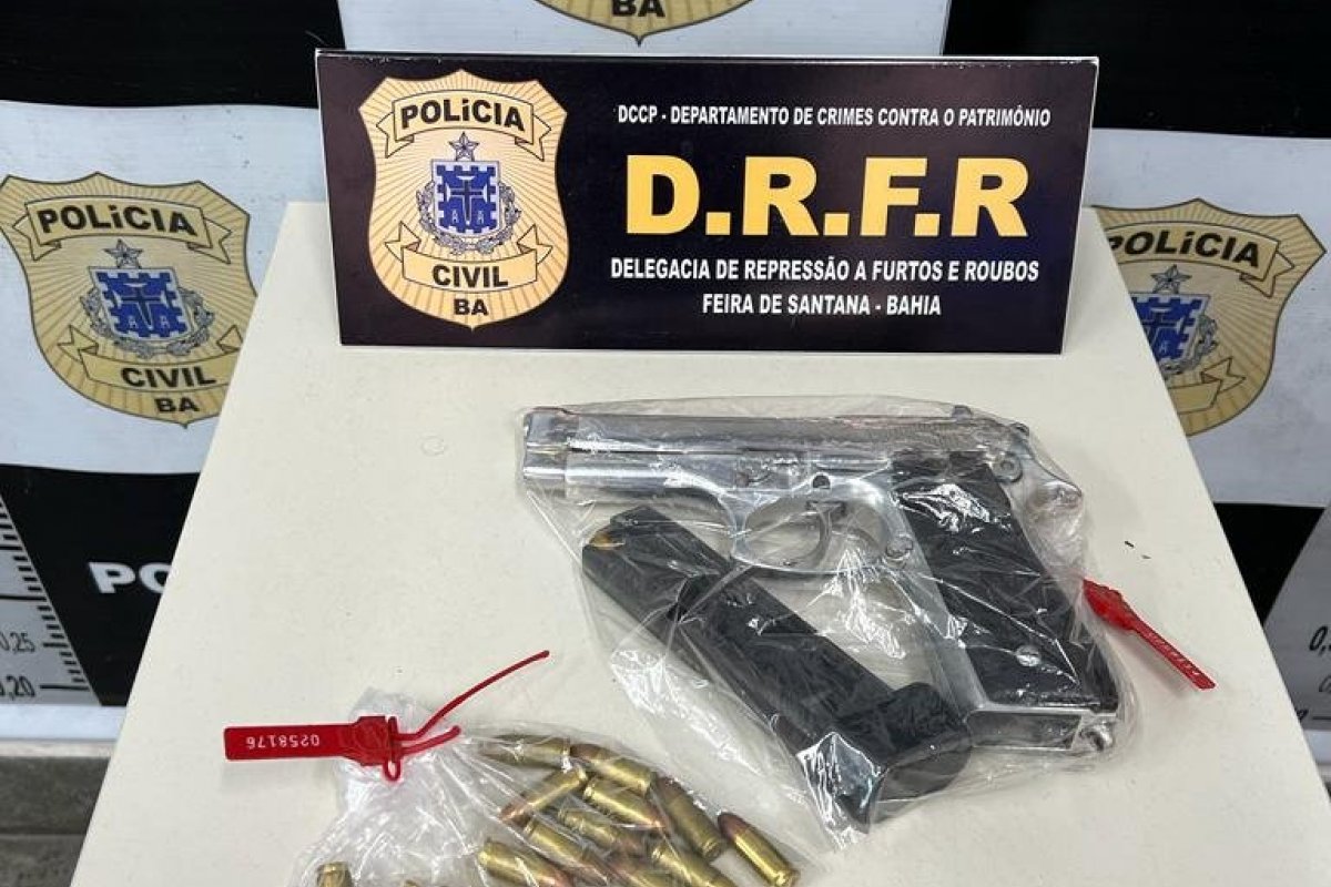 Homem é preso sete dias depois de ser solto do Sistema Prisional de Feira de Santana