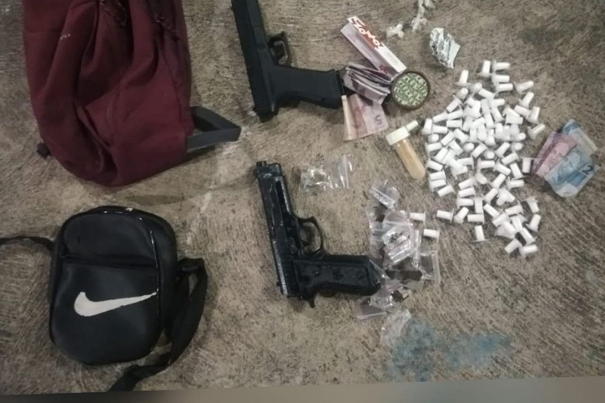 Polícia apreende 100 processo de drogas no bairro Cidade Nova