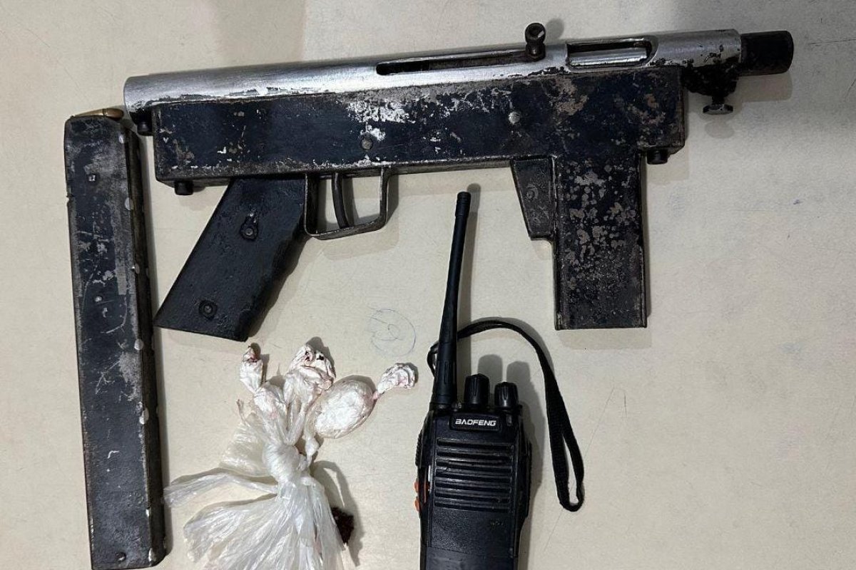 Suspeito é flagrado com submetralhadora em Ilhéus e morre após confronto com a PM