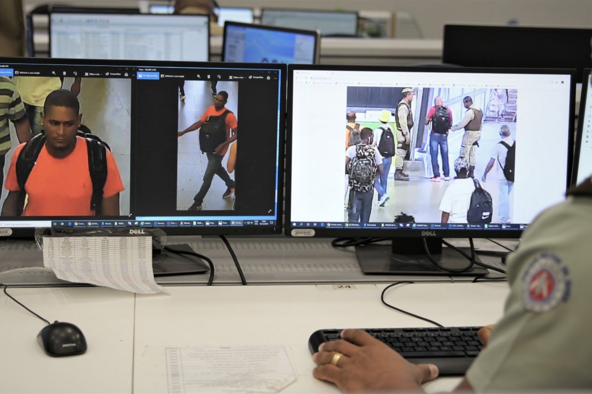 Três homens são presos após serem flagrados pelo reconhecimento facial