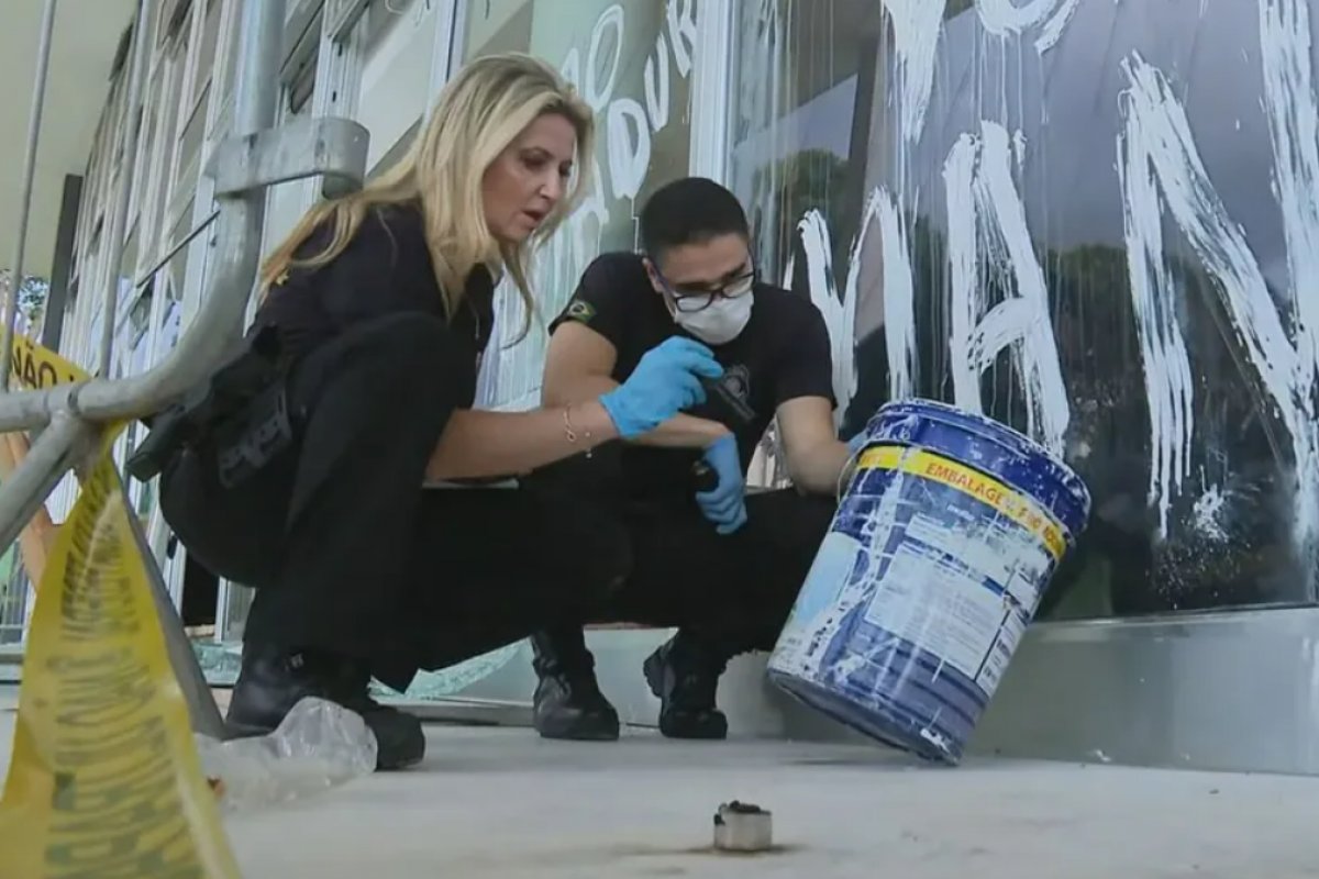 PF identifica DNAs de 50 presos envolvidos nos atos criminosos em 8 de janeiro