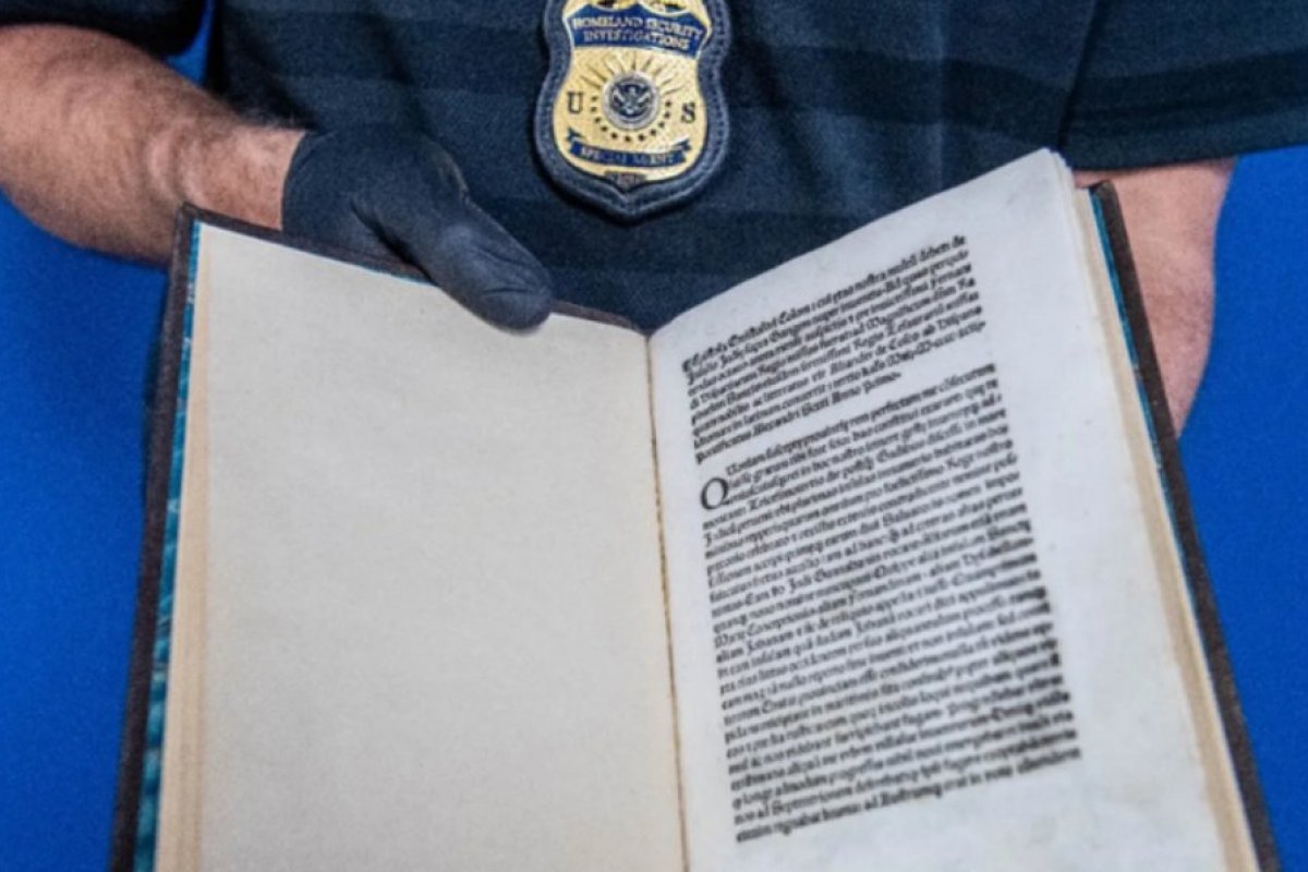Carta roubada de Cristóvão Colombo é devolvida à Itália pelos EUA após décadas