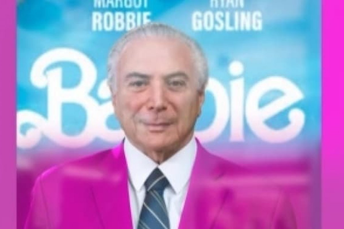 Michel Temer se rende a Barbie!