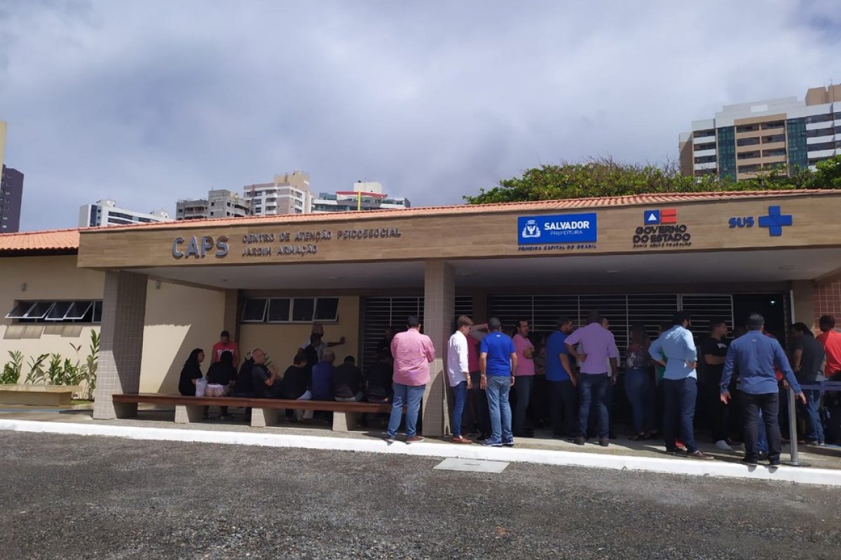 No bairro de Armação, Centro de Atenção Psicossocial é inaugurado em Salvador