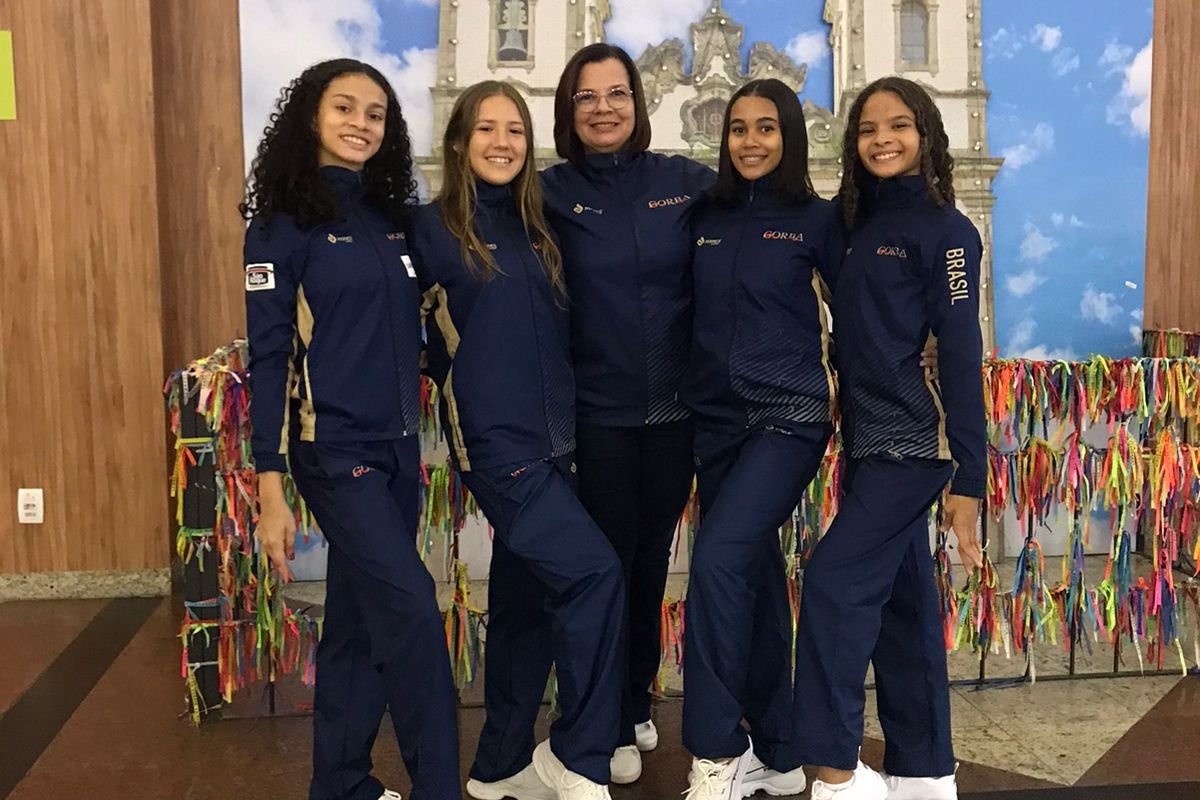 Delegação baiana de ginástica rítmica disputa Campeonato Brasileiro da modalidade