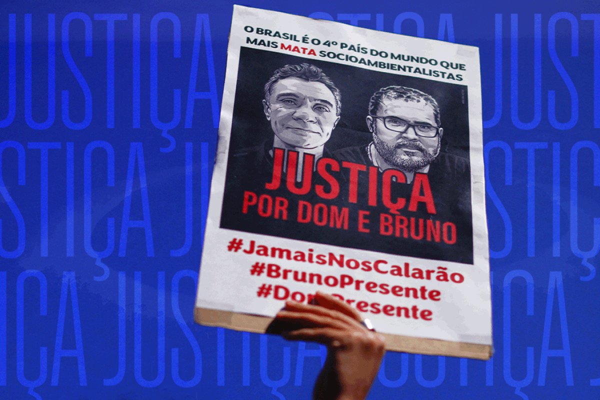 Acusados de matar Bruno e Dom ficam em silêncio durante audiência