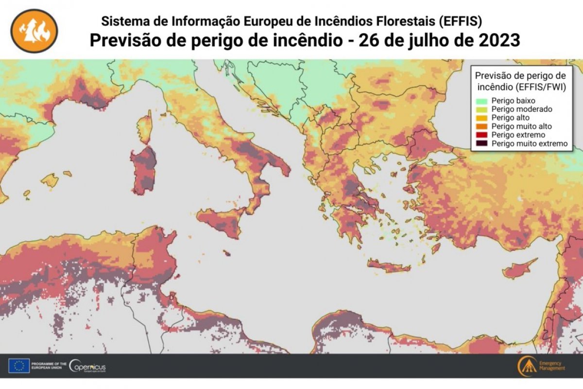 Fortes ondas de calor no Hemisfério Norte causam incêndios em florestas por vários países