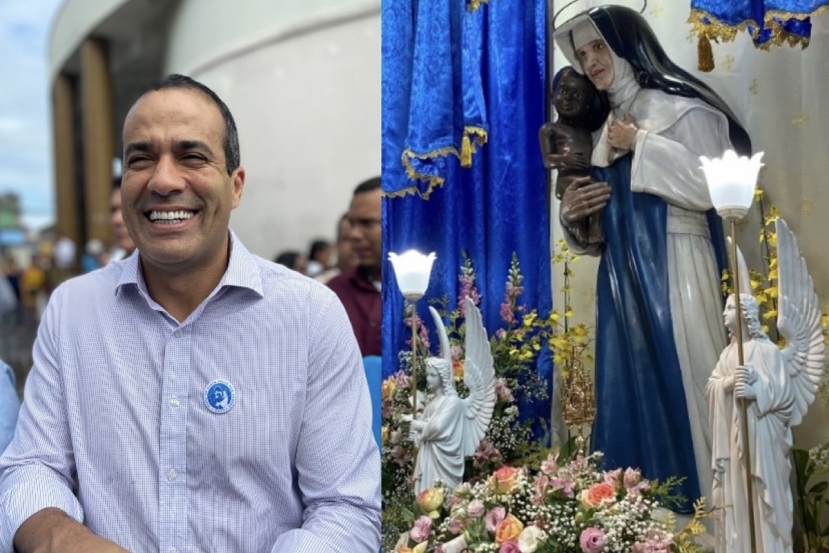 Em missa, Bruno Reis se junta a centenas de fiéis para celebrar Irmã Dulce