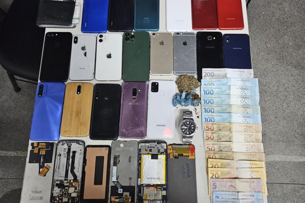 Grupo suspeito de roubo e receptação de celulares é preso em Ipiaú, na Bahia