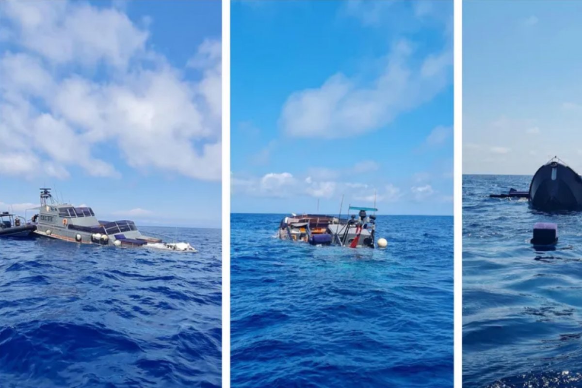 Iate que Lady Diana e o namorado passaram os últimos dias livres afunda