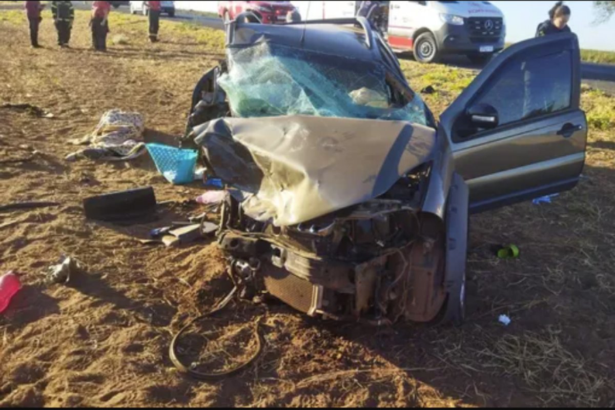 Acidente na BR-242 causa a morte de uma pessoa