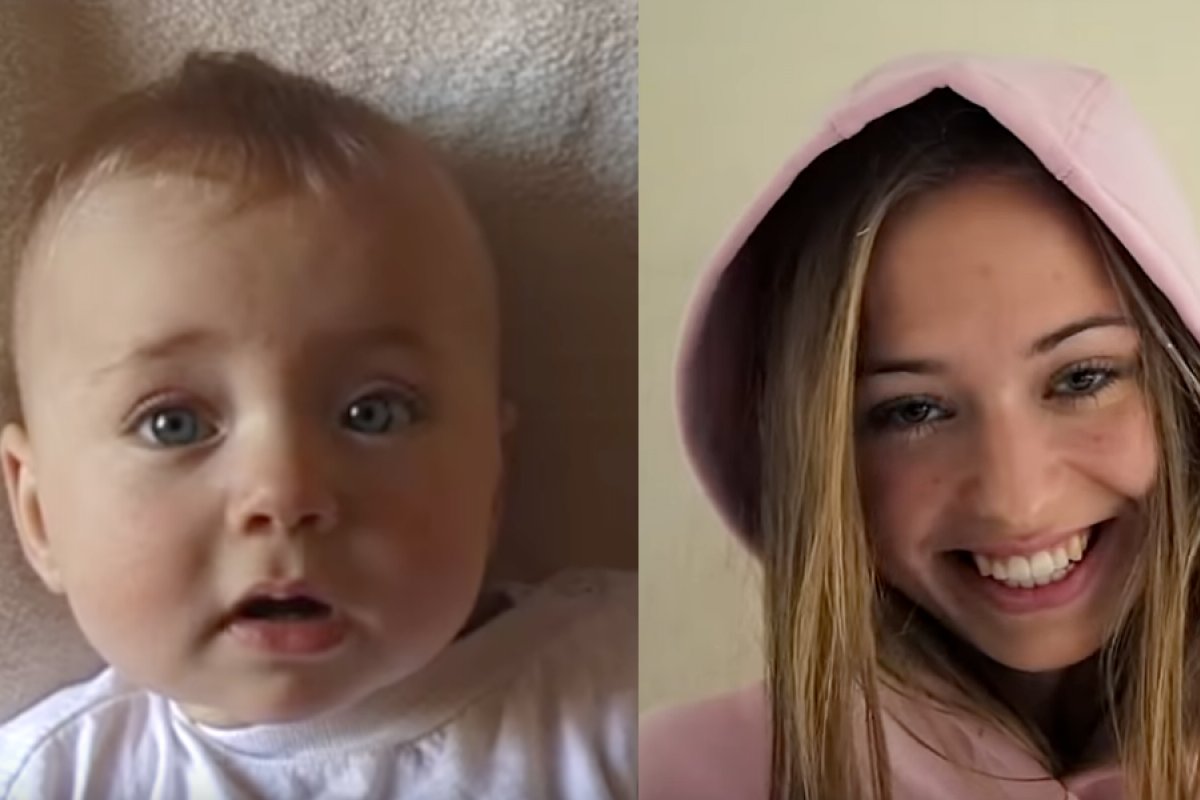 Pai cria vídeo de 20 anos mostrando crescimento da filha em segundos