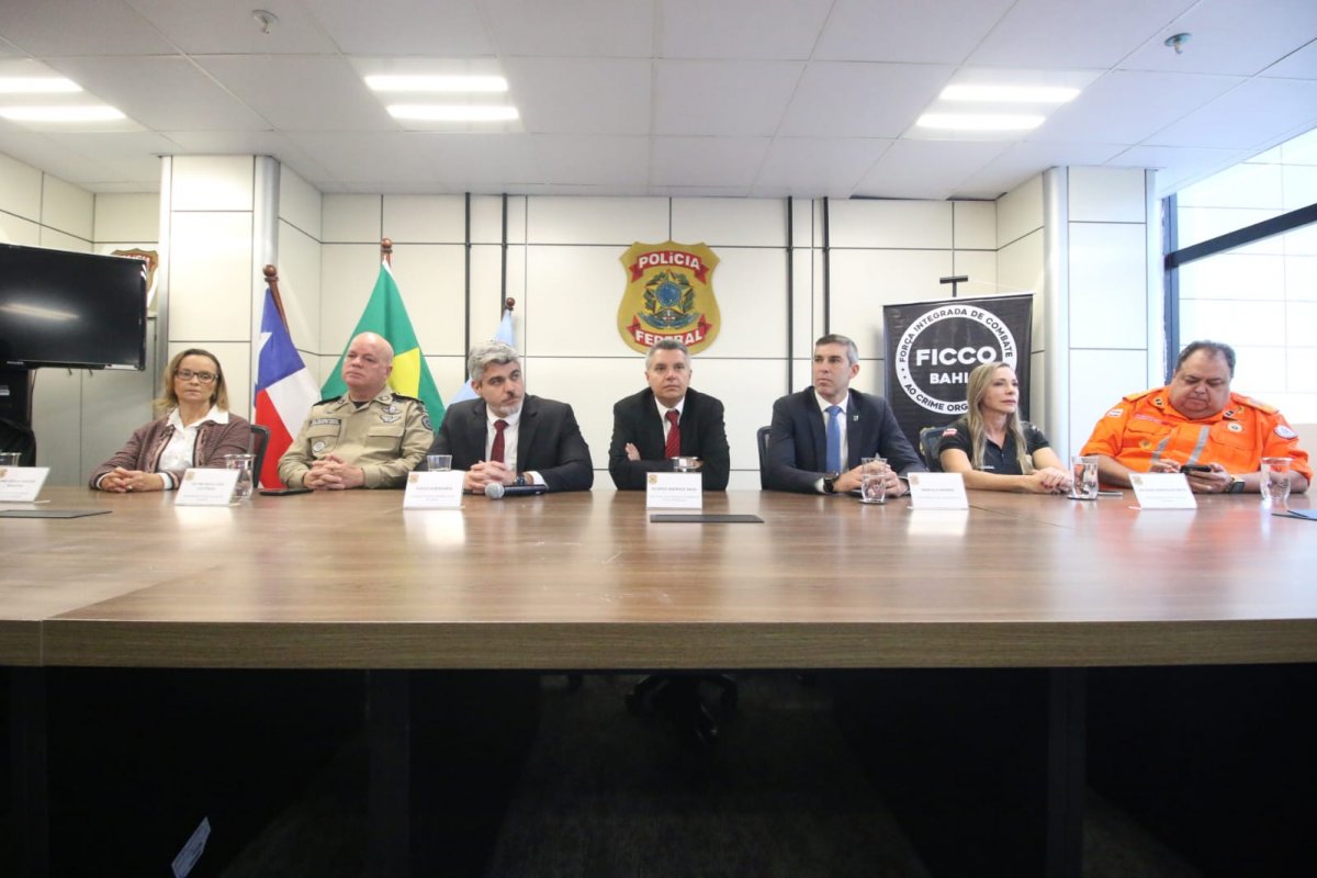Polícia Federal e SSP-BA lançam 'Força Integrada de Combate ao Crime Organizado'