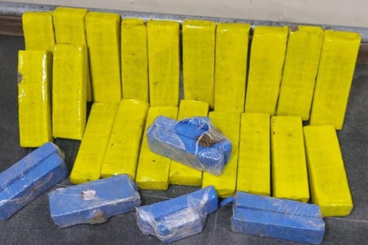 Mais de 20 tabletes de maconha são encontrados em Feira de Santana